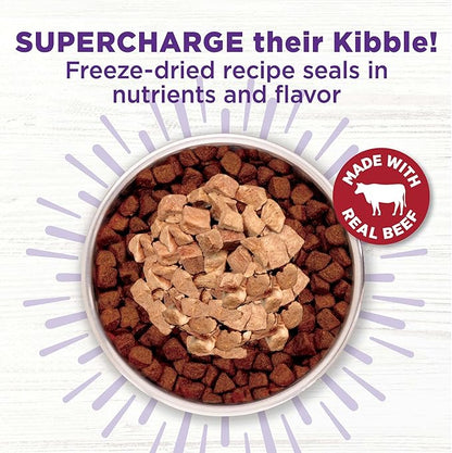 Wellness Bowl Boosters Bare, Dog Food Topper for Small, Medium, & Large Breeds, Grain Free, Natural, Freeze Dried, Beef, 4 Ounce Bag (Pack of 1)