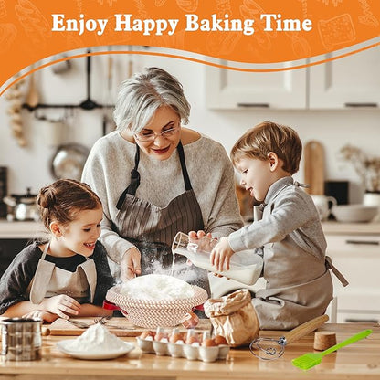 Sourdough Bread Baking Supplies, Banneton Bread Proofing Basket 9" Round & 10" Oval, Sourdough Starter Kit with Bread Sling, Lame, Danish Whisk