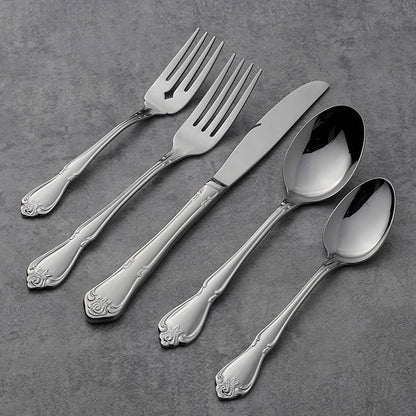 Oneida B552004E True Rose Everyday Flatware Teaspoons, Set Of 4, 5.97" L x 1.26" W
