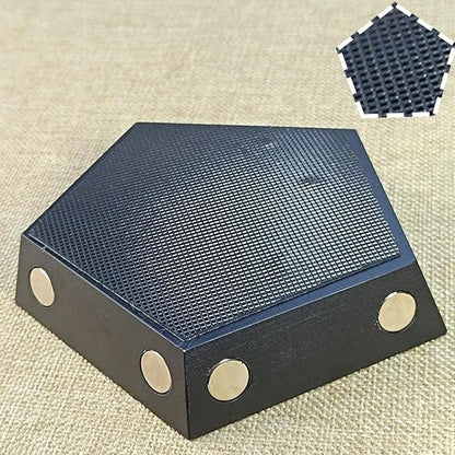 Rolling Knife Sharpener with 2 Diamond Disc and 2 Corundum Disc, Rolling Knife Sharpener Kit with 5 Magnetic Angle Offer 12/15/18/20/22° for Kitchen Knives (SET-B)