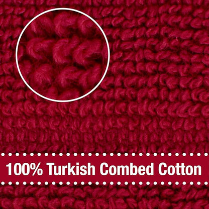 All-Clad Solid Kitchen Towel: Highly Absorbent, Super Soft Long Lasting - 100% Cotton, 17"x30" Tea Towel for Cleaning & Drying Dishes, Pans, Glassware, or Countertops, (1-Pack), Chili
