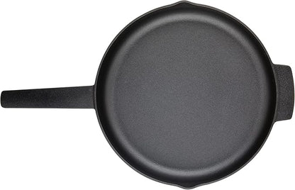 KitchenAid 48395 Seasoned Cast Iron Frying Pan/Skillet, 12 Inch - Black