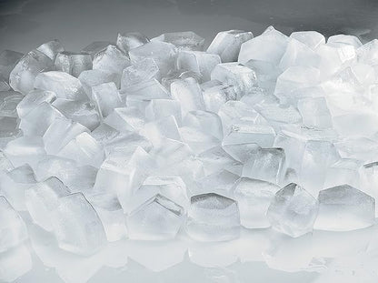 Lékué Ice Box | Ice Cube Tray For Freezer With Lid & Bin | Made With 100 Percent Platinum Silicone | Elegant And Retro Style Ice Cubes | For Cocktails, Ice Tea & Coffee And More | White