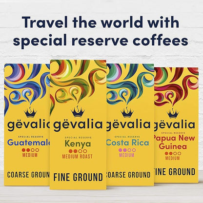 Gevalia Special Reserve Kenya Mild Roast Fine Ground Coffee (10 oz Bag)