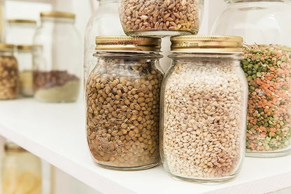 Bormioli Rocco Quattro Stagioni 33.75 oz. Canning Jar Set of 3, Gift Boxed