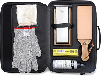 Cangshan 1026757 7-Piece Kitchen Knife Care & Sharpening Kit