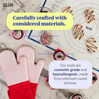 GIR: Get It Right 3-Piece Ultimate Silicone Kitchen Utensils Set - Spatula, Flip & Spoonula - Non toxic Cooking Utensils for Nonstick Cookware, Cooking and Baking - Studio White