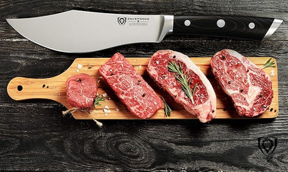 Dalstrong Barong Chef Knife - 7 inch - Gladiator Series Elite - Razor Sharp Kitchen Knife - Forged High Carbon German Steel - Full Tang Cooking Knife Gift - w/Sheath - Chef's Knife - NSF Certified