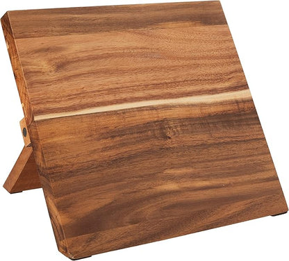 Mercer Culinary Millennia Colors 5-Piece Magnetic Board Set with Green Handles, Acacia, 16 x 8 x 18 inches