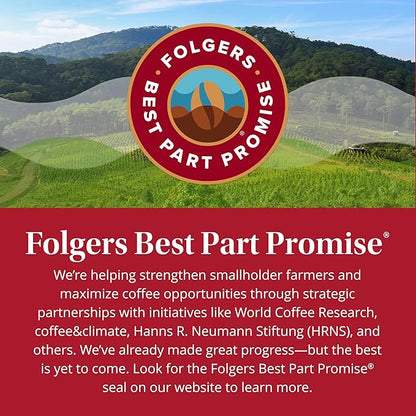 Folgers Classic Roast Medium Roast Coffee, 192 Keurig K-Cup Pods