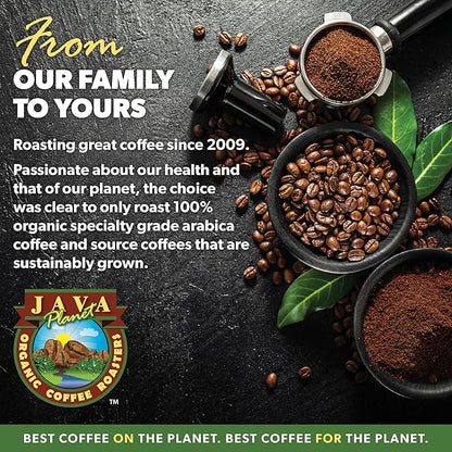 Low Acid Organic Coffee – Whole Bean, Mold-Free & Stomach Friendly by Java Planet, Costa Rican Single Origin Coffee, Dark Roast, Smooth Full Flavored, 5LB Bag