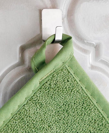 RITZ Terry Potholder & Hot Pad: Unparalleled Heat Resistant, Durable 100% Cotton – Ergonomically Designed for Optimal Grip – Easy-Care Machine Washable – 4-Pack, Cactus/Paprika