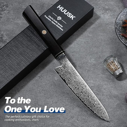 Huusk Damascus Utility Knife Japanese