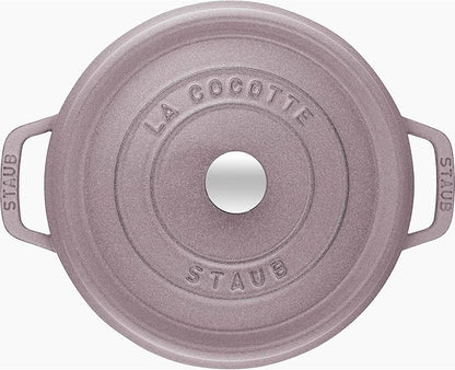 Staub Cast Iron 4-qt Round Dutch Oven - Lilac