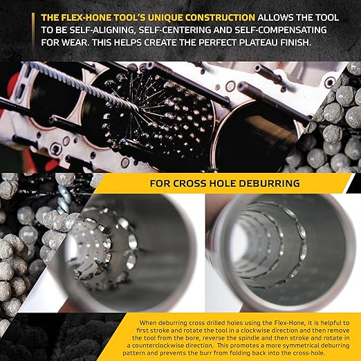 Brush Research BC30018 FLEX-HONE®, 3" (76.2mm) Diameter, 180 Grit, Silicon Carbide, For Mild Steel, Stainless Steel, Cast Iron and Softer Ferrous Materials