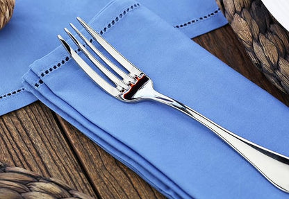 Artaste Rain 18/10 Stainless Steel (Silver (Set of 12), Dinner Fork (7.6-Inch))