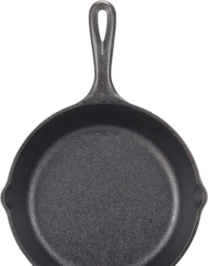 Lodge 12 Inch Cast Iron Pre-Seasoned Skillet – Signature Teardrop Handle - Use in the Oven, on the Stove, on the Grill, or Over a Campfire - Black