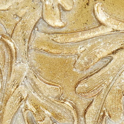 Deco 79 Polystone Solid Decorative Jars, 8" x 8" x 12", Gold