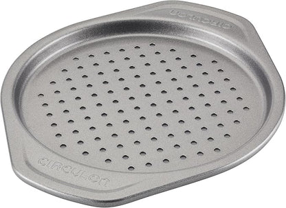 Circulon Total Bakeware Nonstick Toaster Oven & Personal Pizza Pan Baking Set, 4-Piece