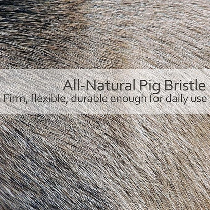 Redecker Natural Pig Bristle Soda Bottle Brush, 15-Inches, Flexible Wire Handle, Made in Germany