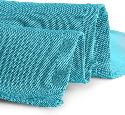 Gee Di Moda Rectangle Tablecloth - 90 x 156 Inch Caribbean Table Cloth for 8 Foot Table with Floor-Length Drop - Heavy Duty Washable Fabric - 8 Ft Buffet Table, Holiday Party, Wedding & Baby Shower